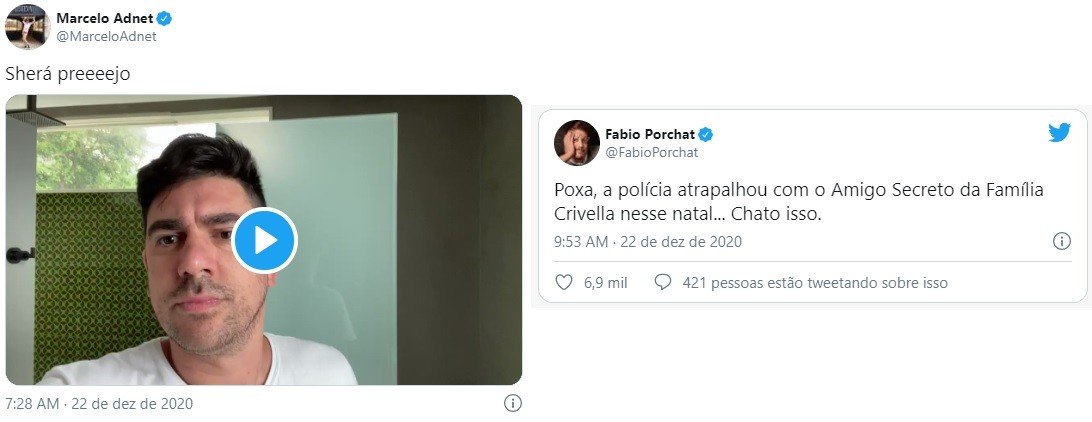 Fábio Porchat faz deboche da prisão de Marcelo Crivella: "Chato isso" 4 Fábio Porchat faz deboche da prisão de Marcelo Crivella: "Chato isso"