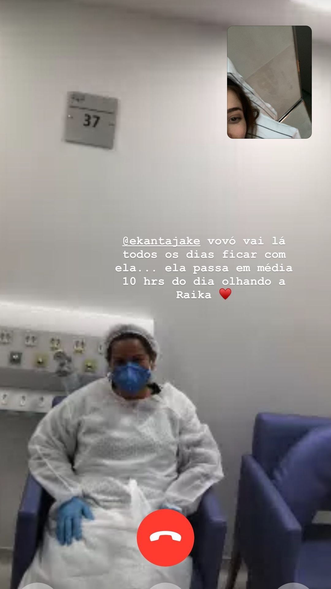 Mãe de Alok passa 10 horas com neta em UTI neonatal