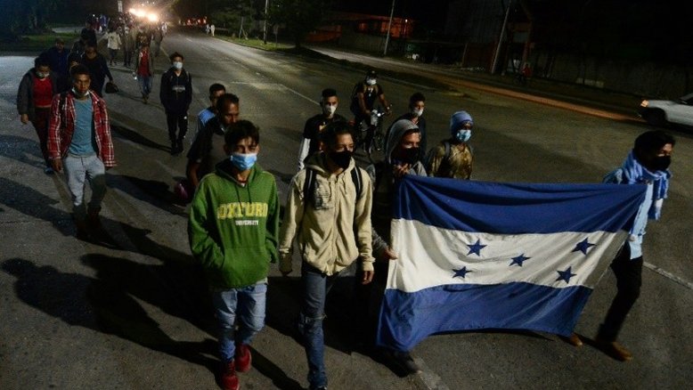 Começa êxodo hondurenho em busca do "sonho americano"