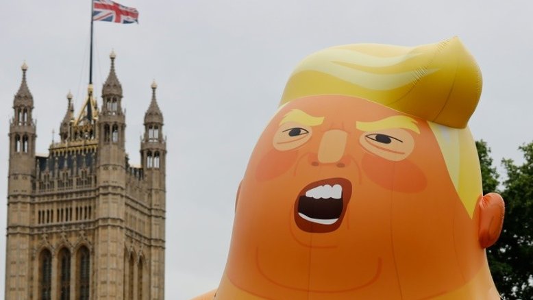 Enorme balão do 'bebê Trump' será exposto no Museu de Londres