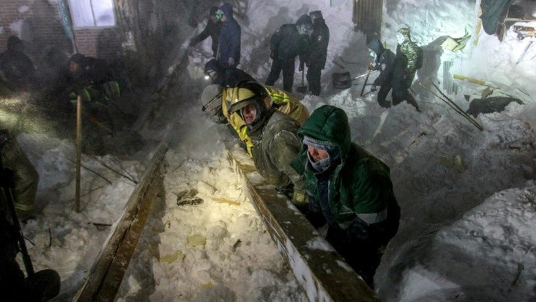 Avalanche mata três pessoas no Ártico russo