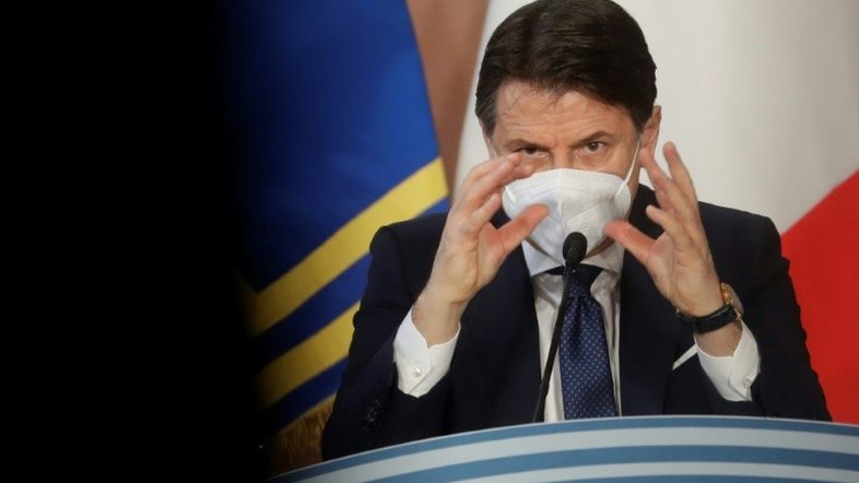 Em plena pandemia, Itália enfrenta crise política