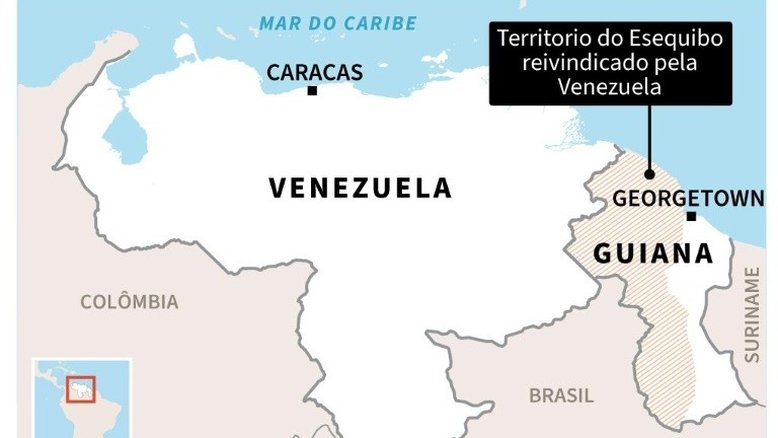 Venezuela e Guiana enviam notas de protesto após a prisão de barcos de pesca