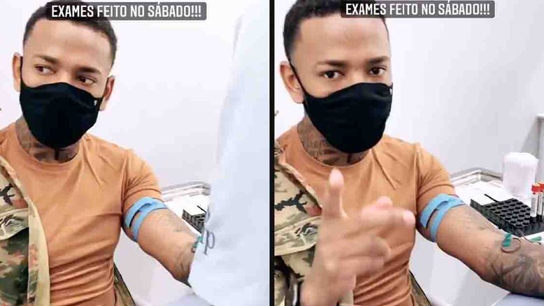 Nego do Borel exibe exame negativo e diz que não transmitiu HPV para Duda