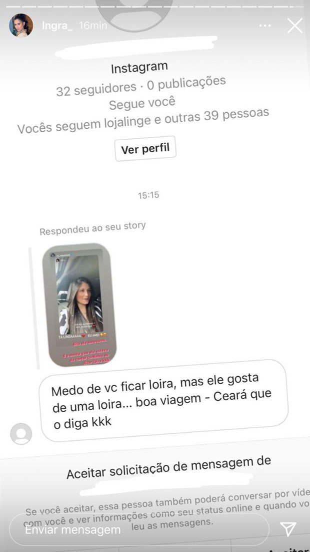 Esposa de Zé Vaqueiro reclama de mensagens de suposta traição: "Gente infernizando" 4 Esposa de Zé Vaqueiro reclama de mensagens de suposta traição: "Gente infernizando"
