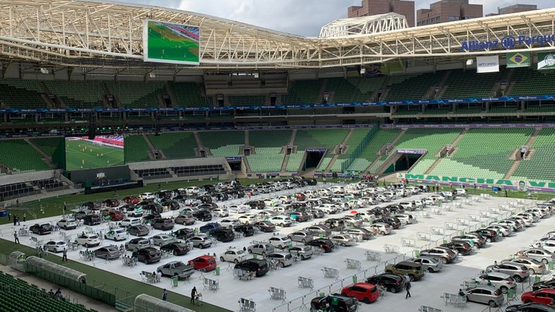 Reprodução Twitter Allianz Parque