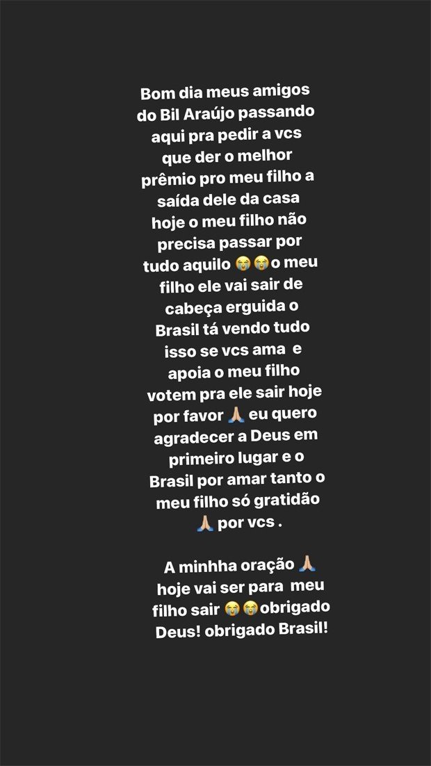 BBB21: Mãe de Arcrebiano torce pela eliminação do filho: ‘Votem para ele sair’ 4 BBB21: Mãe de Arcrebiano torce pela eliminação do filho: ‘Votem para ele sair’