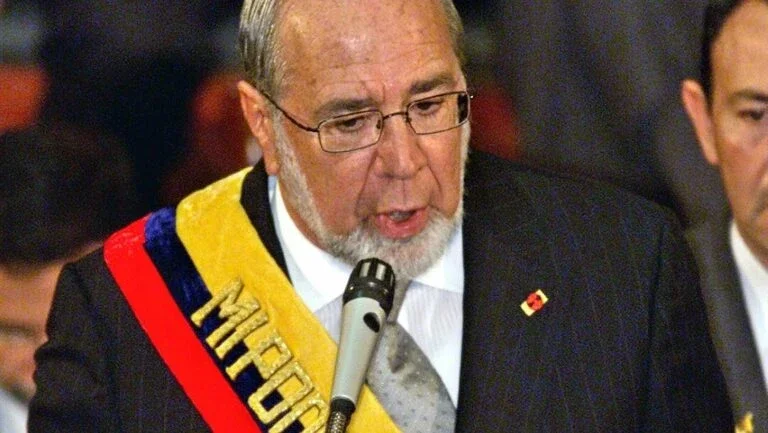 Morre o ex-presidente Gustavo Noboa, arquiteto da dolarização no Equador