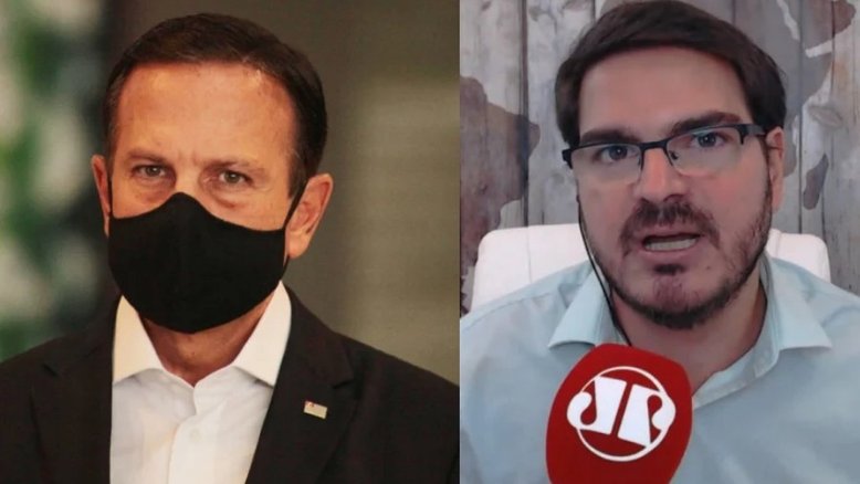 Vídeo: "Você é um vassalo de Jair Bolsonaro", diz Doria para Rodrigo Constantino