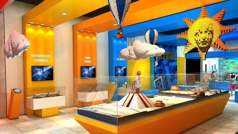 Exposição recria monumentos pelo mundo com peças LEGO