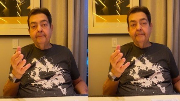 Filho de Faustão mostra apresentador em momento descontraído: 'Reunião com o chefe' 2 Filho de Faustão mostra apresentador em momento descontraído: 'Reunião com o chefe'