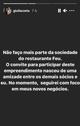 Filha de Flávia Alessandra sai de sociedade em restaurante após registro de aglomeração 4 Filha de Flávia Alessandra sai de sociedade em restaurante após registro de aglomeração