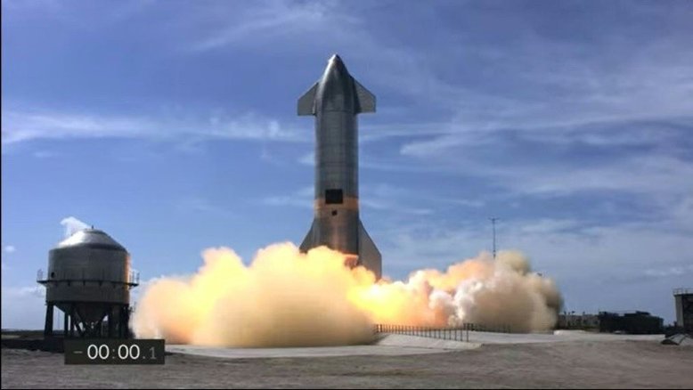 SpaceX prepara um possível lançamento de teste de seu foguete Starship