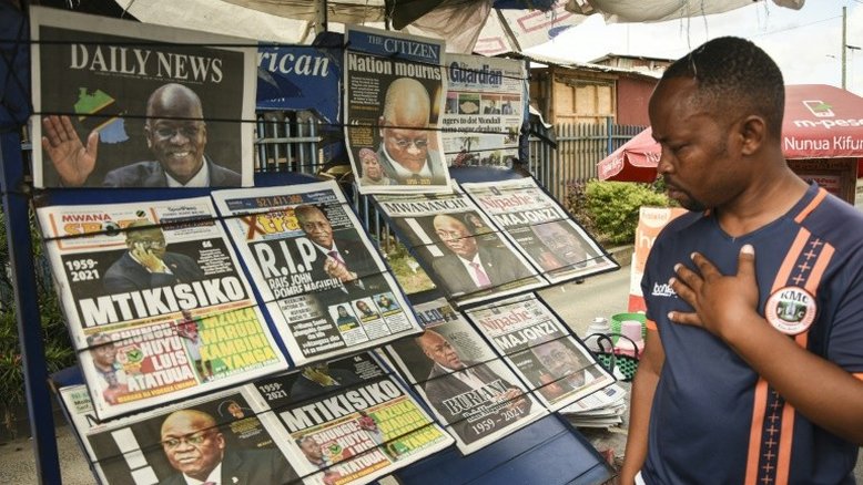 Tanzânia em luto após a morte do presidente John Magufuli