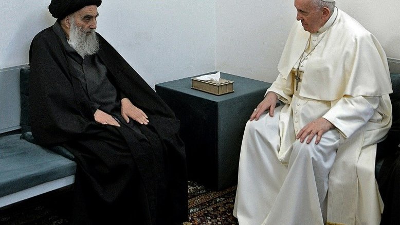 Papa diz que encontro com aiatolá Sistani foi 'bom para a alma'