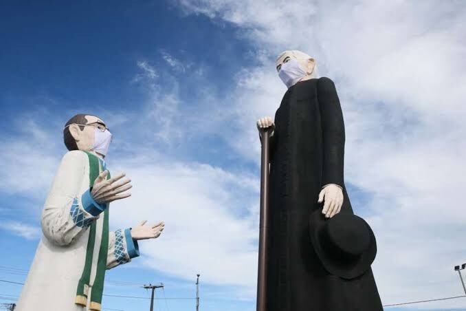 CE: Câmera registra desabamento de estátua de Padre Cícero; veja o vídeo 2 CE: Câmera registra desabamento de estátua de Padre Cícero; veja o vídeo