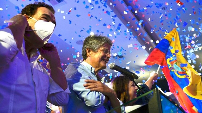 Lasso vence presidência do Equador com vantagem de 4,72% ao final da apuração