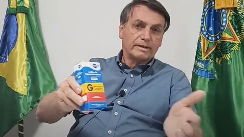 YouTube remove vídeo em que Bolsonaro defende remédio ineficaz
