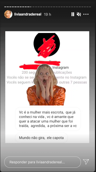Lívia Andrade revela ter recebido ameaças de morte