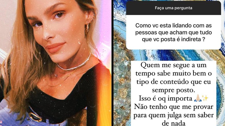 Yasmin Brunet nega indiretas para família de Medina: ‘Não tenho que me provar’