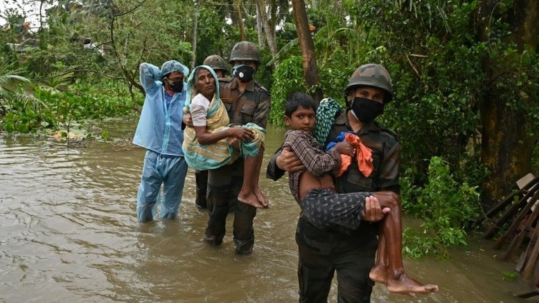 Ciclone Yaas deixa pelo menos nove mortos na Índia e Bangladesh