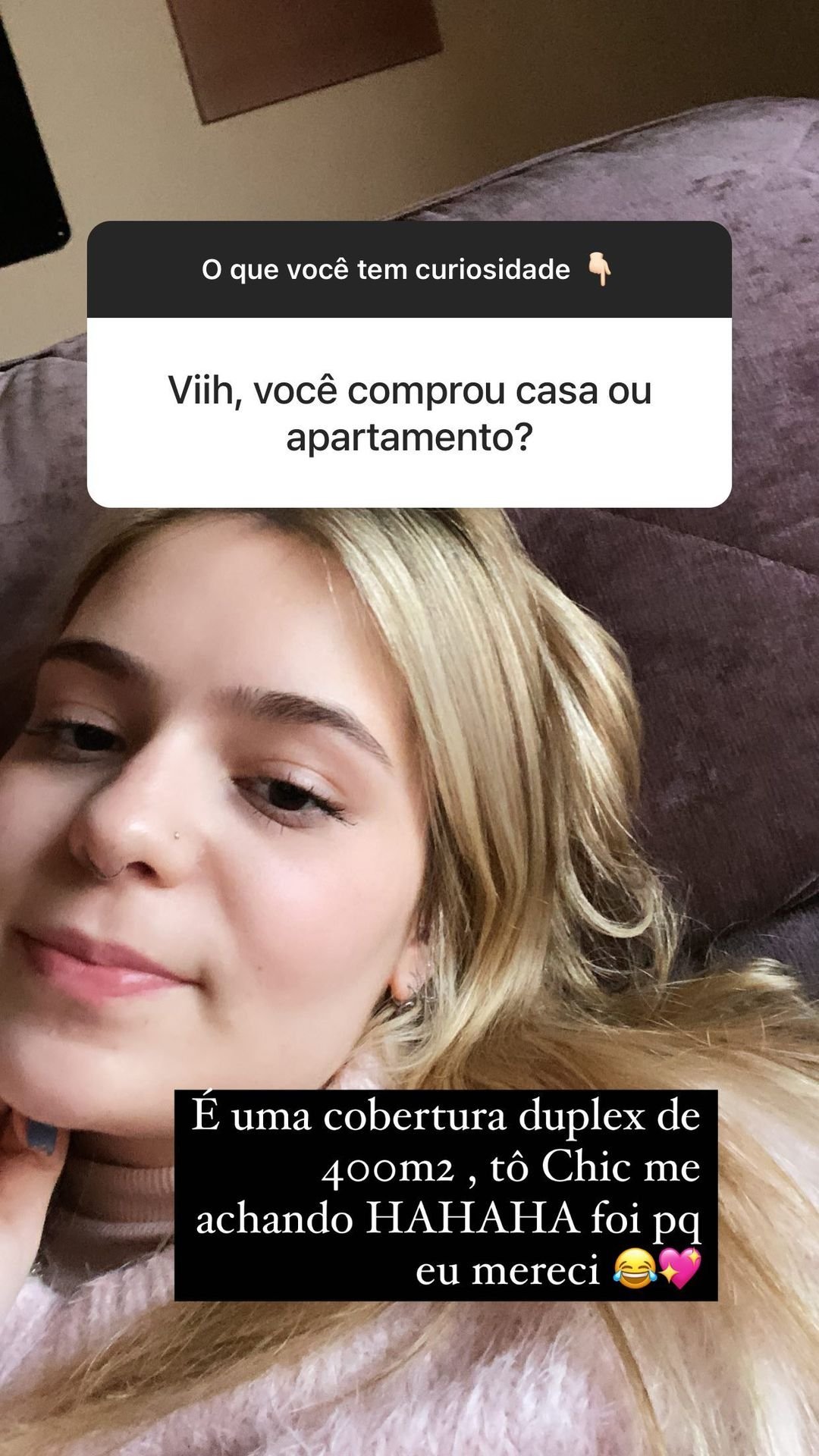 Viih Tube fala sobre novo duplex: ‘Estou me achando’