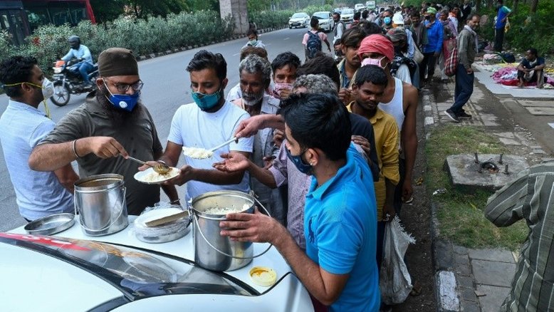 Pandemia na Índia provoca crise alimentar para milhões de pessoas