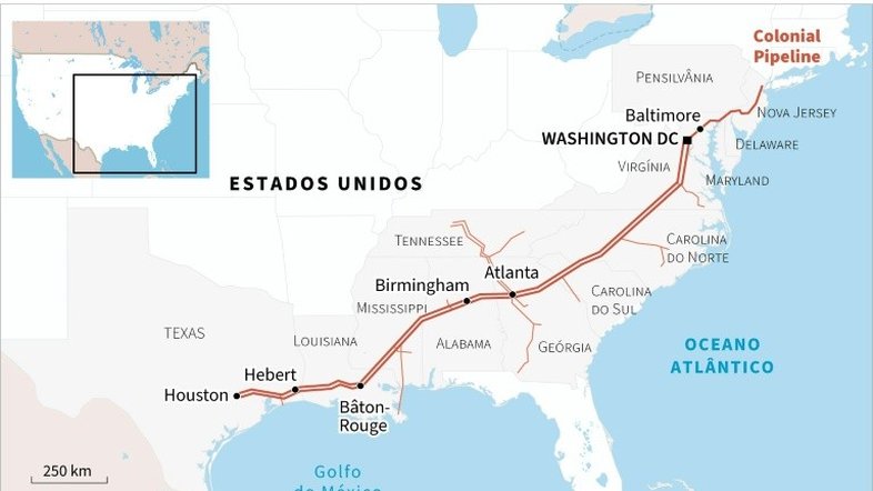 Ciberataque nos EUA: Colonial Pipeline reabre oleodutos 'em etapas'