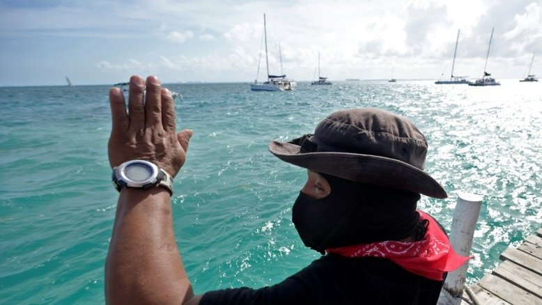 Delegação zapatista zarpa rumo à Europa para levar mensagem anticapitalista