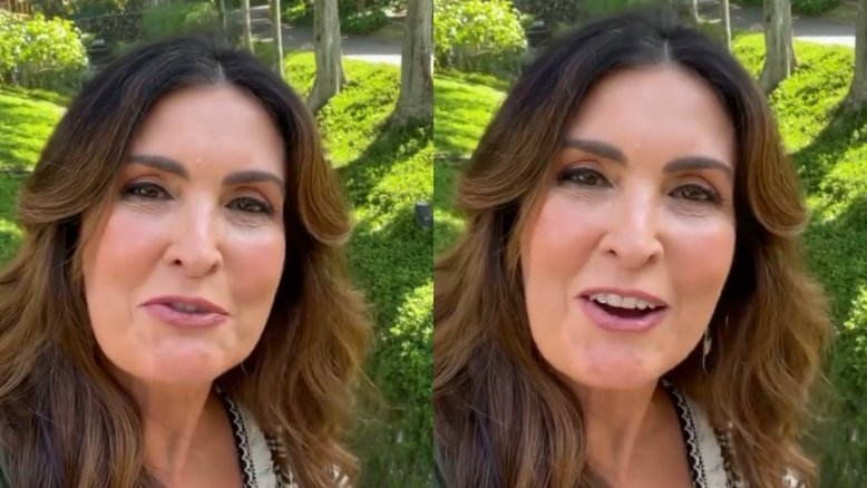 Fátima Bernardes comenta barba do ex-marido, William Bonner, no 'Jornal Nacional'