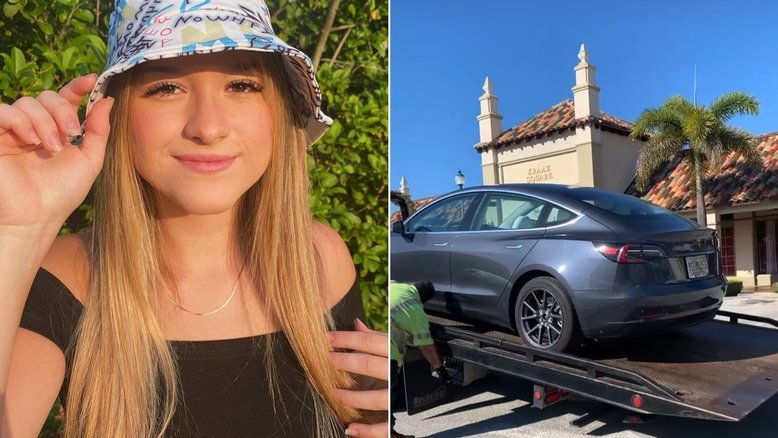 Filha de Gugu Liberato tem carro de luxo guinchado nos EUA