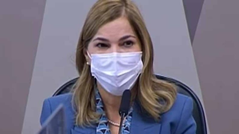 Mayra Pinheiro diz que nunca recebeu ordens para recomendar cloroquina