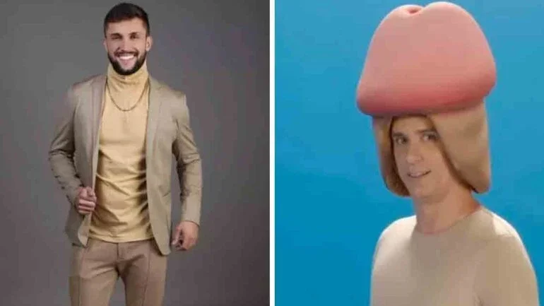 Rafael Portugal compara look de Arthur, ex-BBB21, a fantasia de pênis