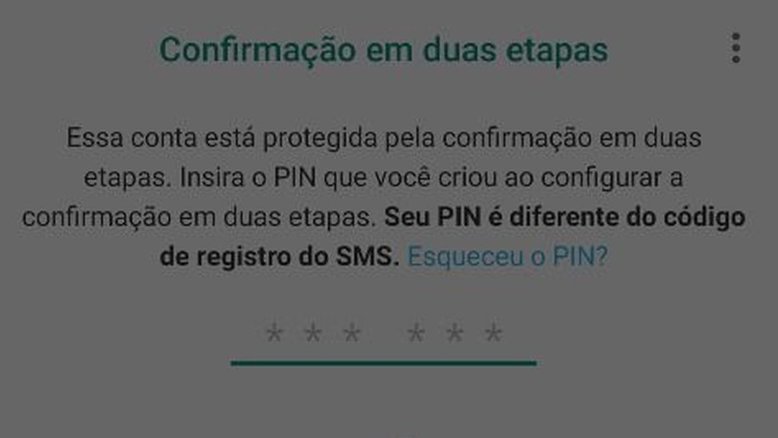 Novo golpe rouba senha da verificação em duas etapas no WhatsApp