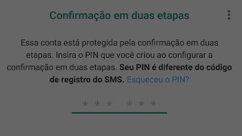 Novo golpe rouba senha da verificação em duas etapas no WhatsApp