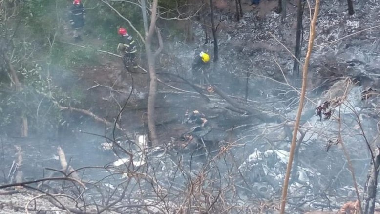 Bombeiros apontam que quatro pessoas morreram carbonizadas em queda de avião no Mato Grosso