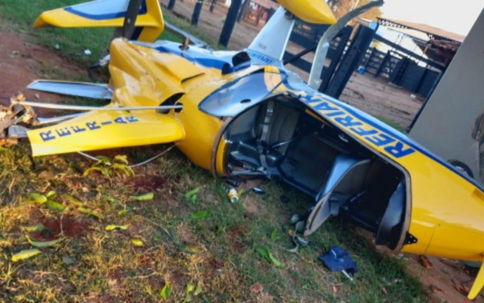 Morre piloto de avião que caiu em frente a presídio de Goiás 4 Morre piloto de avião que caiu em frente a presídio de Goiás
