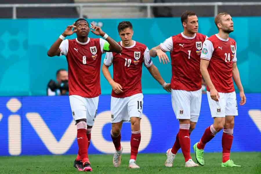 Áustria vence a Ucrânia, garante vaga nas oitavas de final da Eurocopa e vai encarar a Itália