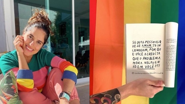 Camilla Camargo perde seguidores e sofre ataques após fazer post em apoio a classe LGBTQIA+