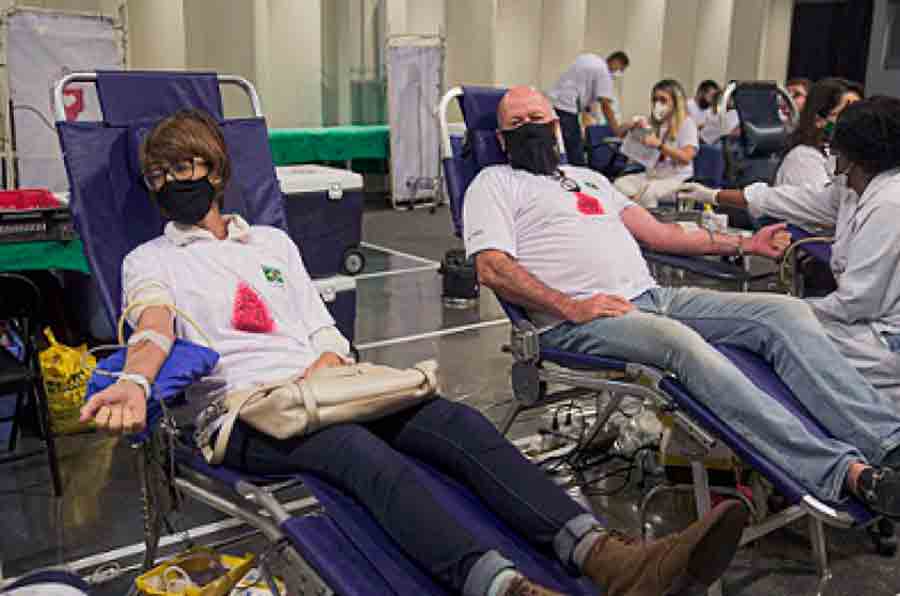 COB faz campanha de doação de sangue para repor estoques no Rio