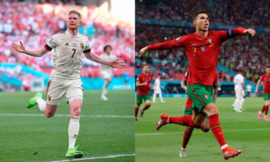 Bélgica e Portugal se enfrentam em duelo de postulantes ao título da Euro