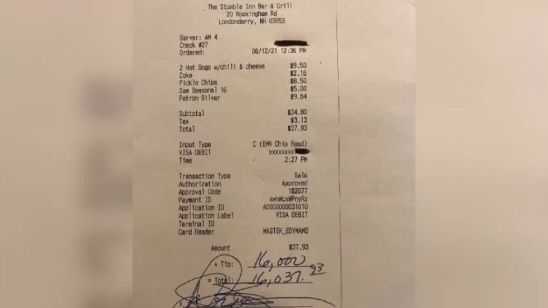Cliente dá gorjeta de R$ 16 mil em bar e dono fica desconfiado