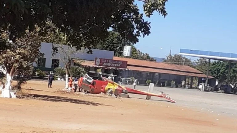 MG: Helicóptero do Corpo de Bombeiros sofre acidente a caminho de resgate
