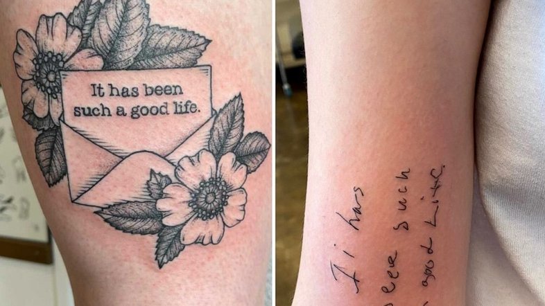 Irmãs tatuam última mensagem do pai após perdê-lo para Covid-19 nos EUA