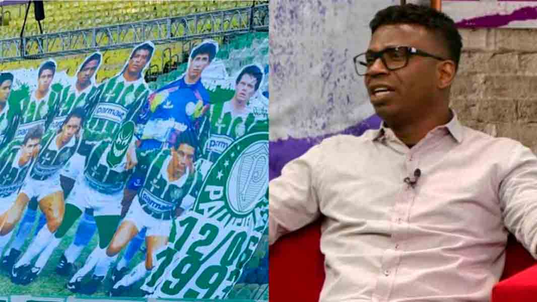 ‘Sou negro e tenho orgulho’: Edílson diz que torcida do Palmeiras foi racista em o excluir de mosaico