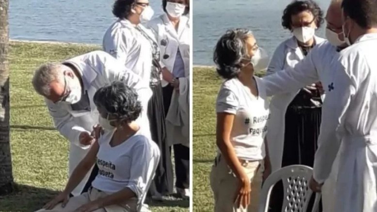 "Não queria ser vacinada por você" diz moradora do RJ a Marcelo Queiroga