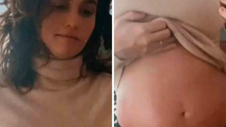 Grávida de gêmeas, Nanda Costa mostra barriga