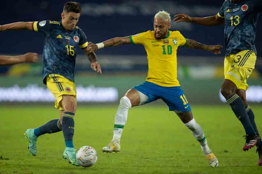 'Muito ruim': Neymar minimiza passagem de Borja pelo Palmeiras após partida na Copa América