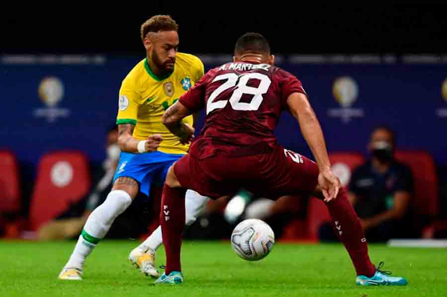 Neymar quebra 'tabu pessoal' contra a Venezuela e corre atrás de marca de Pelé na Seleção Brasileira