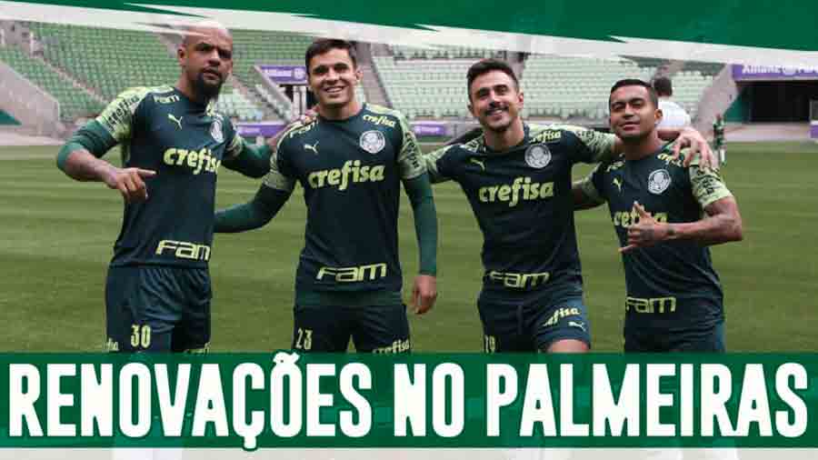 Boletim: Palmeiras encaminha renovação com dois jogadores importantes do elenco